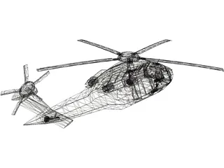 UH-80 Ghost Hawk 3D Model preview