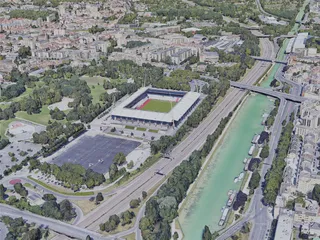 Reims City, France (2019) 3D Model preview