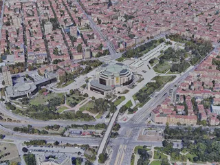 Sofia City, Bulgaria (2019) 3D Model preview