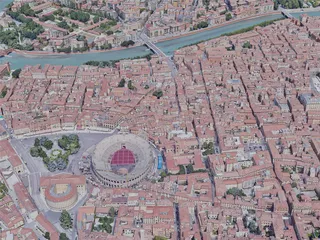 Verona City, Italy (2019) 3D Model preview