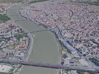 Budapest City, Hungary (2019) 3D Model preview