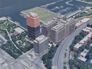 Brooklyn Heights, NY, USA (2019) 3D Model preview