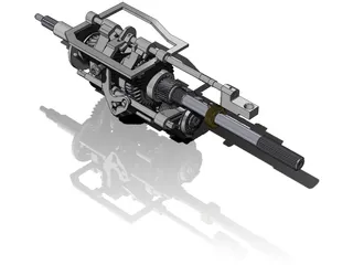 Ford T5 5-Speed Transmission Internals 3D Model preview