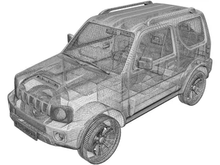 Suzuki Jimny (2013) 3D Model preview