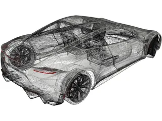 Tesla Roadster (2020) 3D Model preview