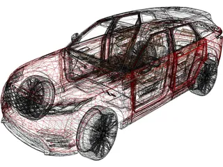 Range Rover Velar HSE Dynamic 3D Model preview