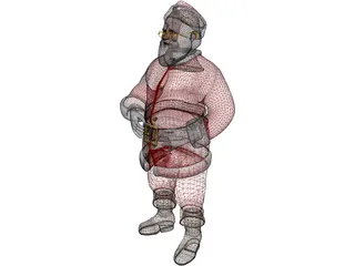 Santa Claus 3D Model preview
