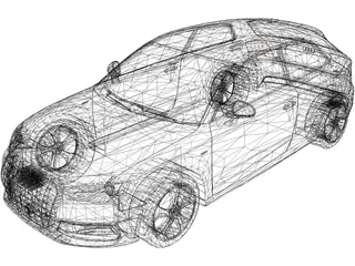 Audi A3 (2013) 3D Model preview