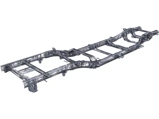 Chevrolet Silverado Frame (2005) 3D Model preview