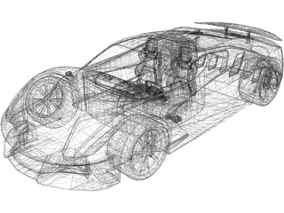 Lotus Evija Concept (2020) 3D Model preview