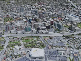 San Jose City, CA, USA (2019) 3D Model preview