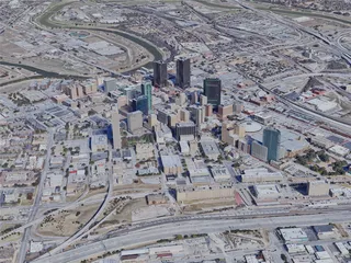 Fort Worth City, TX, USA (2019) 3D Model preview