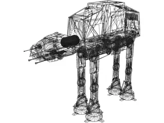 Star Wars ATAT 3D Model preview