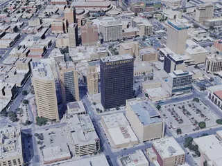 El Paso City, TX, USA (2019) 3D Model preview