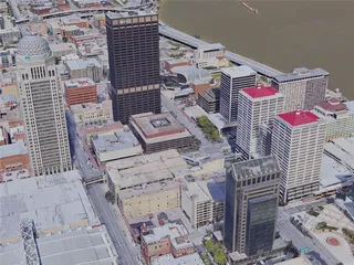 Louisville City, KY, USA (2019) 3D Model preview