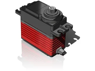 Hitec HSB-9380TH Servo 3D Model preview