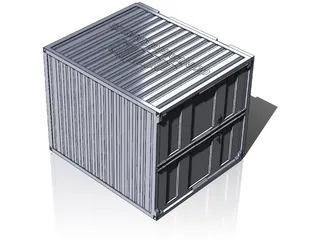 Container 10ft 3D Model preview