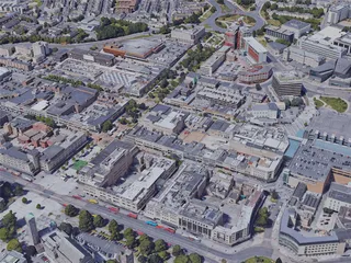 Plymouth City, UK (2019) 3D Model preview