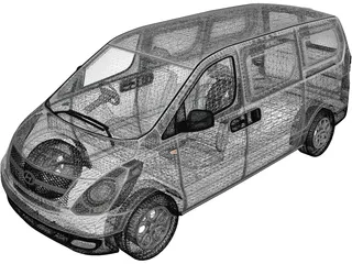 Hyundai H1 iLoad (2010) 3D Model preview