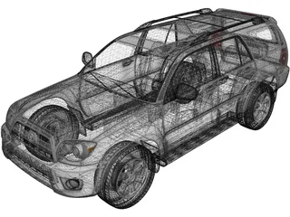 Toyota 4Runner (2009) 3D Model preview
