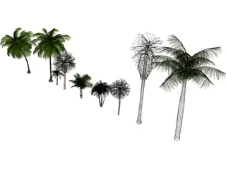 Tree Collection 3D Model preview