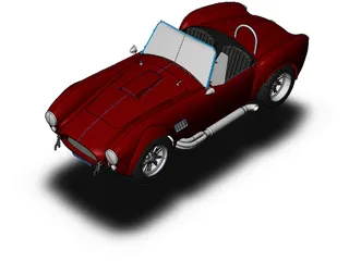 Shelby AC Cobra 3D Model preview