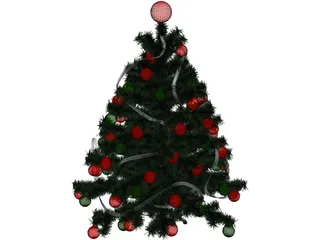 Christmas Tree 3D Model preview