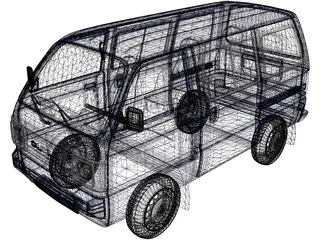 Suzuki Super Carry 3D Model preview
