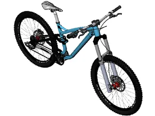 Trail Bike 3D Model preview
