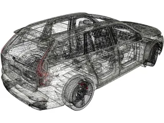 Volvo XC90 (2015) 3D Model preview