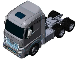 Mercedes-Benz Actros 3D Model preview