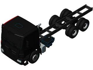 Mercedes-Benz Actros 3341 3D Model preview