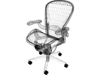 Herman Miller Aeron 3D Model preview