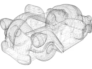 Toy Car 3D Model preview