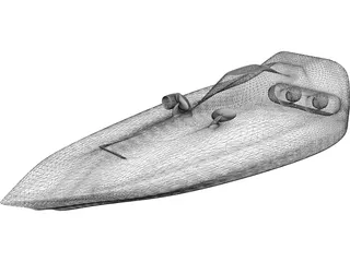 Boat 3D Model preview