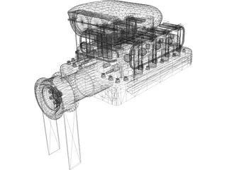 Blower 3D Model preview