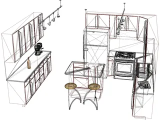 Kitchen 3D Model preview