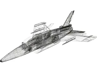 Folland Gnat Mk1 3D Model preview