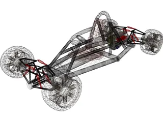 Buggy 3D Model preview