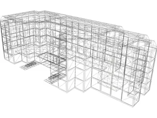 Office Building 3D Model preview