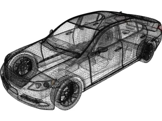 Lexus LS460 3D Model preview