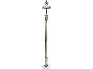 Classic Street Light 3D Model preview