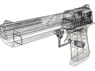 Desert Eagle 3D Model preview