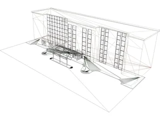 Building Canopy 3D Model preview