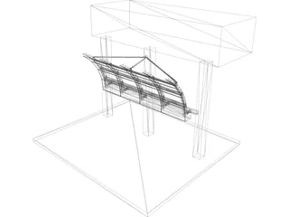 Building Canopy 3D Model preview