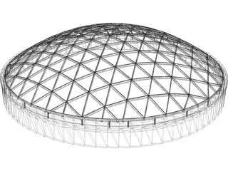 Building Dome 3D Model preview