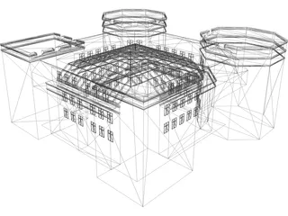 Building Dome 3D Model preview