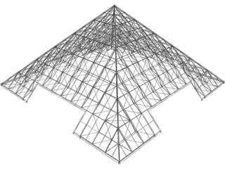 Building Pyramid 3D Model preview