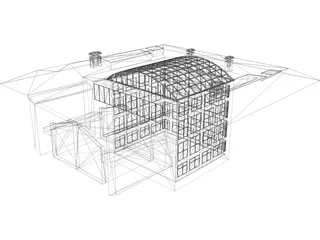 Building Vault 3D Model preview