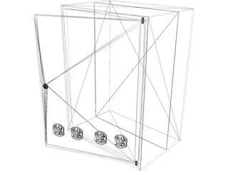 Electrical Box 3D Model preview